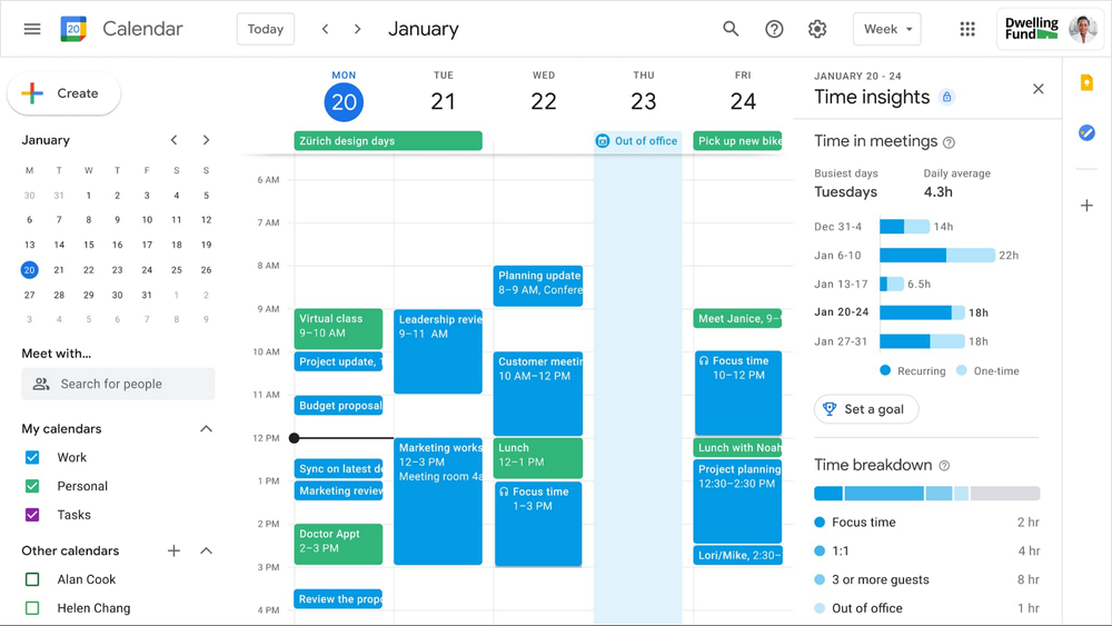 Workspace_Calendar